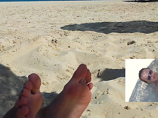 Me Being Tickled on My Feet on the Beach